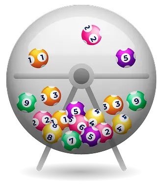 Lotto drum with numbered balls